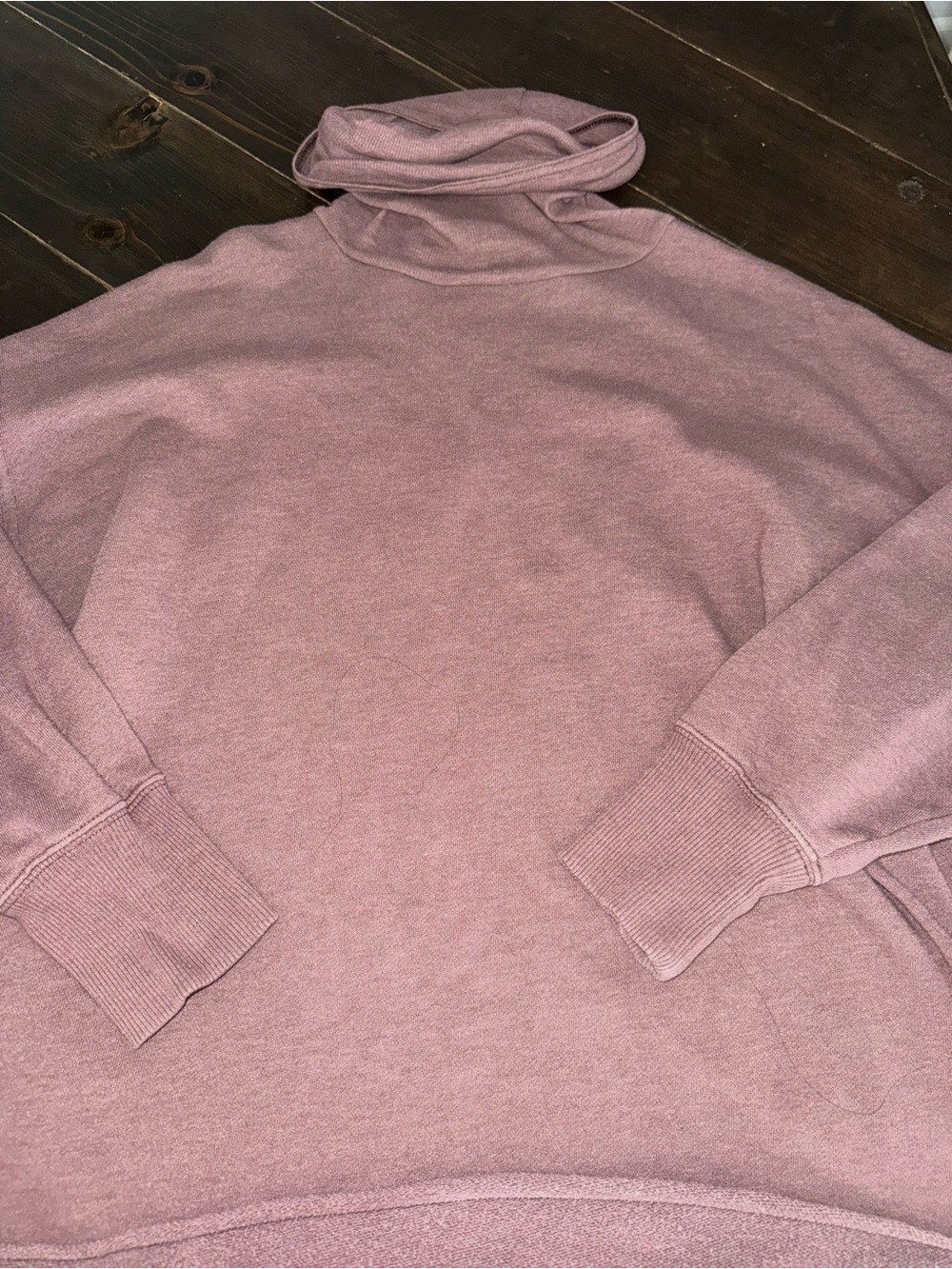 Aerie Crowl Neck Mauve Sweater Top Size Small